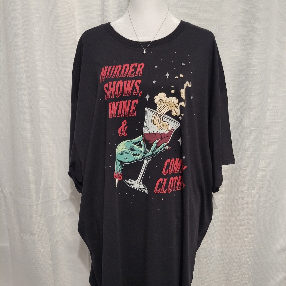 NEW! Murder Shows Oversized Cotton Tee - Picture 2 of 10